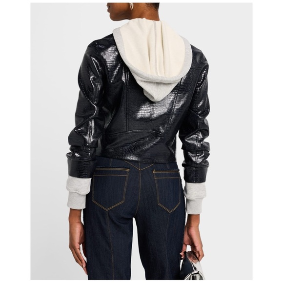 Cinq a Sept
Evie Combo Vegan Leather Moto Jacket size Small - Picture 7 of 7